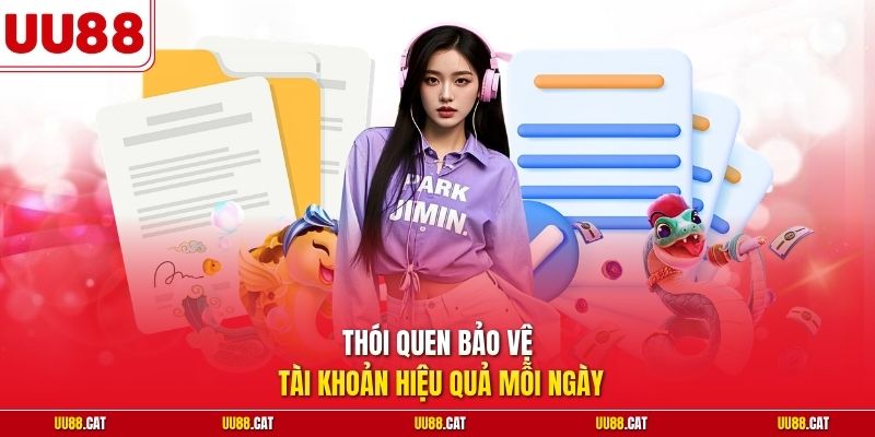 Thói quen bảo vệ tài khoản hiệu quả mỗi ngày